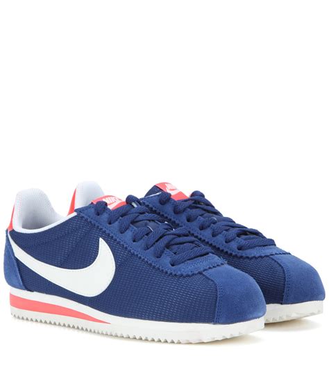 Nike Suede Classic Cortez Sneakers in Blue - Lyst