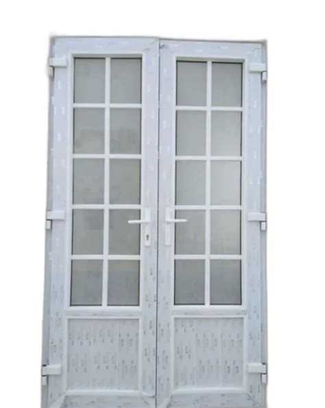 Swing Interior UPVC French Door 10 Mm Toughened Glass At Rs 1800