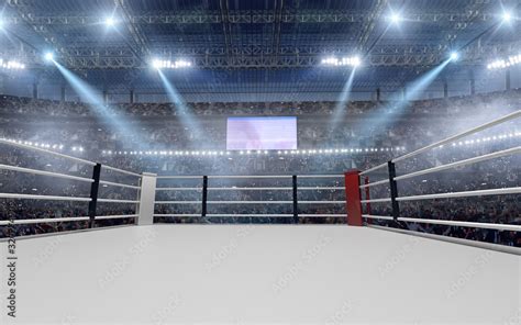 Photo And Art Print 3d Render Boxing Ring Boxing Arena Artur Didyk