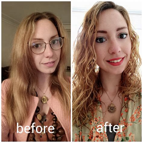 I Tried Two Days The Curly Girl Method With Flaxseedgel The Before