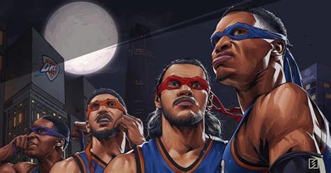 OKC X TMNT Illustration Hooped Up