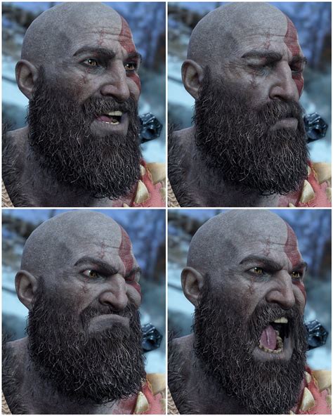 Kratos Faces In Photo Mode Are Brilliant God Of War God Of War