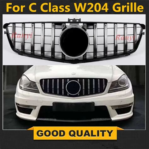 For W Amg Gt Gtr Grille For Mercedes Benz C Class W Racing Grille