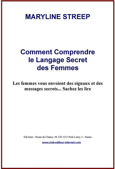 Comprendre Le Langage Corporel Des Femmes