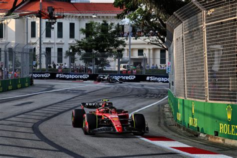 F1 GP Singapore Prove Libere 2 Ferrari Si Conferma Leader Con Sainz