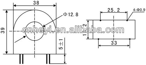 Mini Current Transformer Pcb Mount Transformer Micro Corrente High