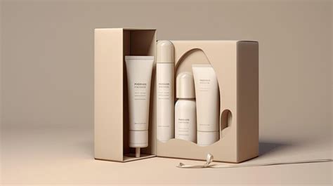 Premium Photo Organic Skincare Brand Design Minimalist Luxurious