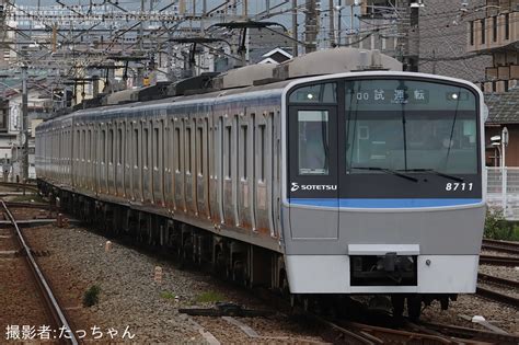 2nd Train 【相鉄】8000系8711×108711f 試運転の写真 Topicphotoid75436