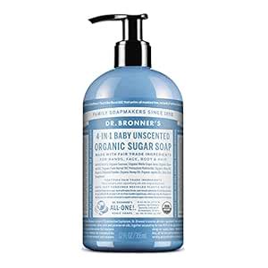 Dr Bronner S Pump Soap Unscented 1 X 355ml Amazon De Kosmetik