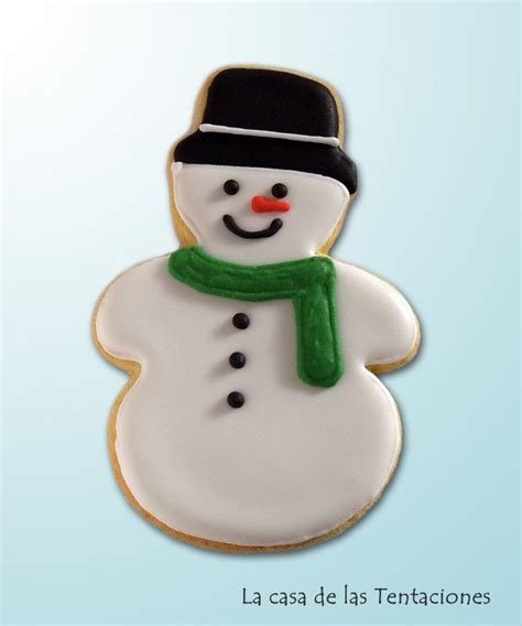 web Muñeco de nieve Christmas sugar cookies decorated Christmas