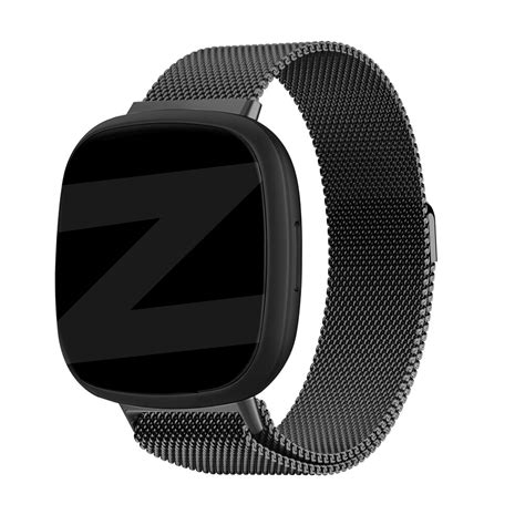 Correa Loop Milanesa Fitbit Versa Negro Correasmartwatch Es