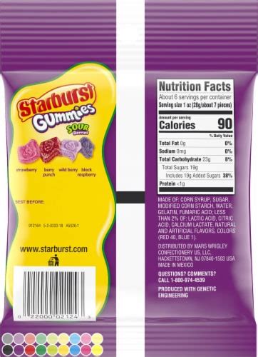 Starburst® Sour Berries Gummies, 5.8 oz - Kroger