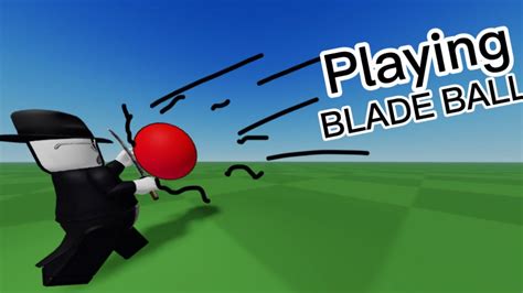 Playing blade ball! - YouTube