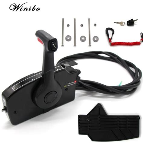 Winibo Outboard Remote Control A Boat Motor Side Mount Remote