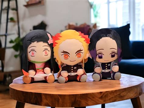 Nezuco Kamado Plush Rengoku Plush Shinobu Kocho Plush Cute Anime