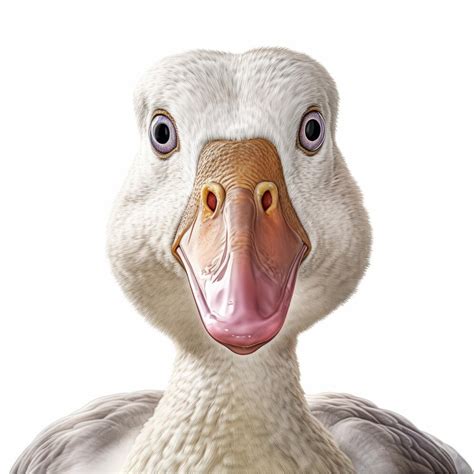 Premium Ai Image Goose Smiling Uncanny Valley Realism In Detailed