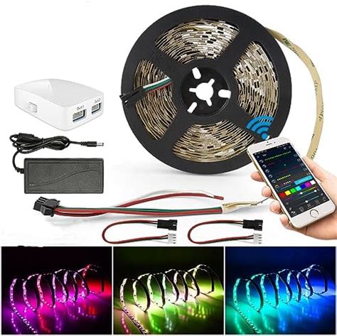 Geyueya Home Dreamcolor Led Light Strip Kit Dynamic Multiple Color