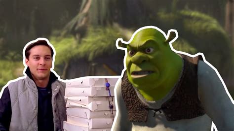 Peter Parker Delivers Pizza To Shrek Youtube