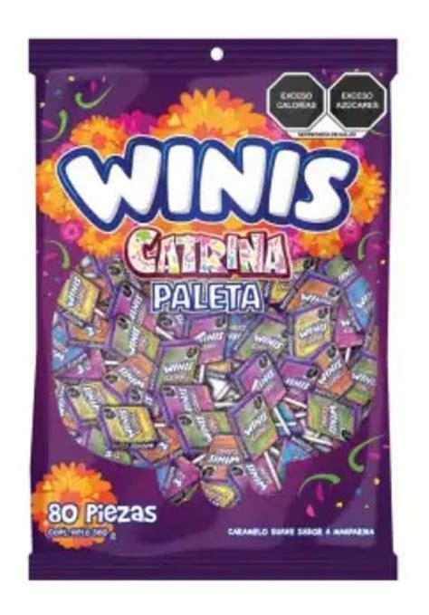 Paleta Winis Catrina 80 Pzas Deliciosas Clikers Store