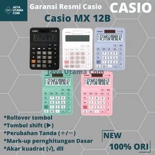 Jual Kalkulator Casio Mx B Original Shopee Indonesia