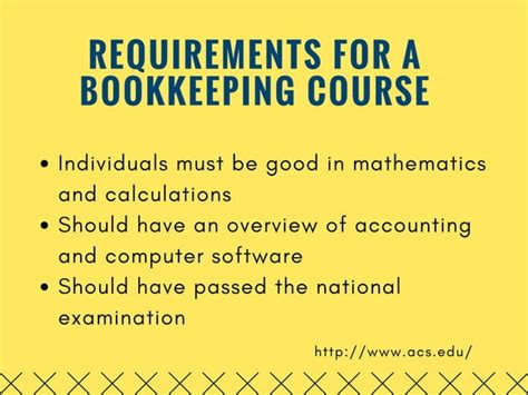 Professional Training Of Bookkeeping Certification Course Ppt