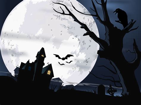 Halloween House Vector Vector Art & Graphics | freevector.com