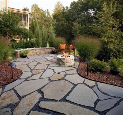 Top 40 Best Flagstone Walkway Ideas Hardscape Path Designs