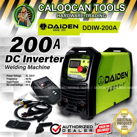 DAIDEN Japan DDIW 200 DDIW 200A Inverter Type Welding Machine Genuine