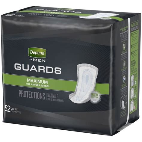 Depend Incontinence Guards For Men Maximum Absorbency Packaging May