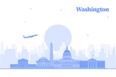 Washington DC skyline, USA by gropgrop on Envato Elements