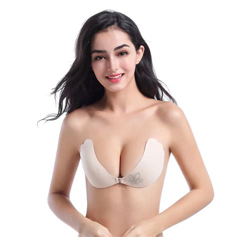 Strapless Bra Push Up Bralette Lace Sexy Bras For Bikini Wedding Dress Women Silicone Bra Stick