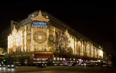 Galeries Lafayette At Night Galeries Lafayette Ferry Building San