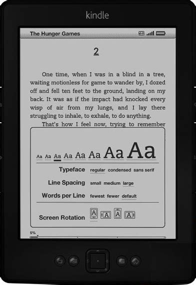 Actual size of Kindle