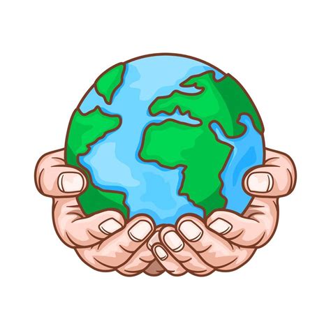 World In Hands Clip Art