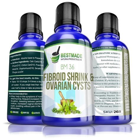 Bestmade Natural Products Natural Fibroid Shrink And Ovarian