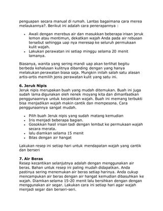 Resep Kecantikan PDF