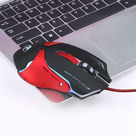 Adjustable DPI Hot D LED Optical USB Wired Pro Gaming Mouse For Laptop PC Game Mice