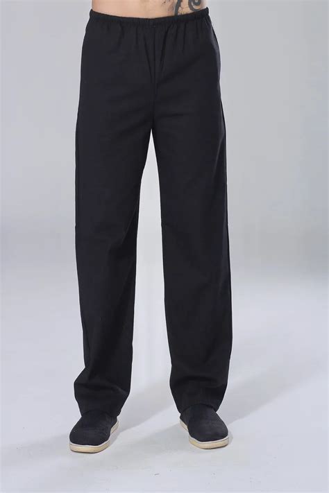 Free Shipping Mens Chinese Style Tai Chi Pants Kungfu Pants Kung Fu