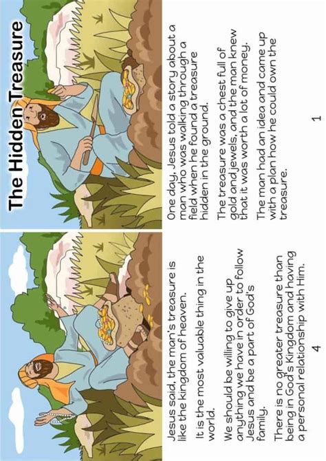 The Parable Of The Hidden Treasure Bible Lesson For Kids Trueway