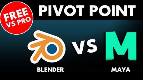 Blender Vs Maya Pivot Points YouTube