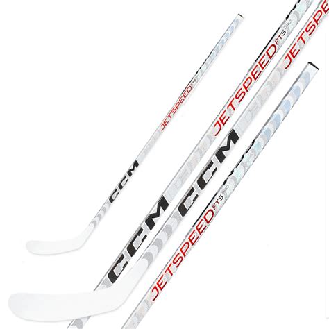 CCM Jetspeed FT5 Pro White Hockey Stick Sr