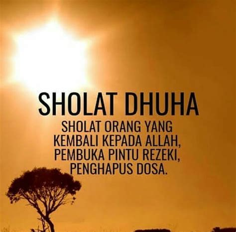 Kata Bijak Tentang Sholat Dhuha