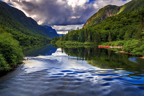 Fonds d ecran 600x400 Canada Photographie de paysage Montagnes Forêts