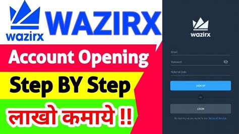 Wazirx Me Account Kaise Banaye Wazirx Account Opening Step By Step