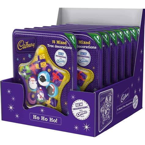 Hello Chocolate | Cadbury Chocolate Tree Decorations 136g (Box of 10)