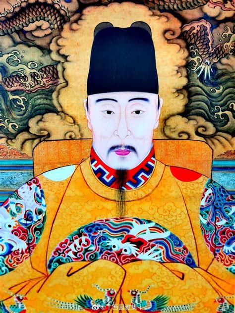 Chinese Ming dynasty Emperor Jiajing portrait | Chinese painting ...