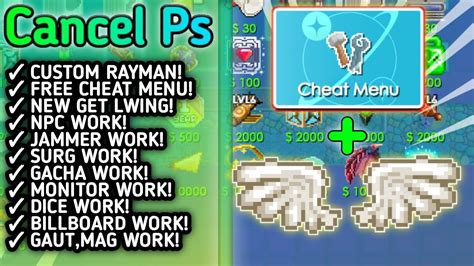 Free Cheat Menu Legendary Growtopia Private Server Gtps