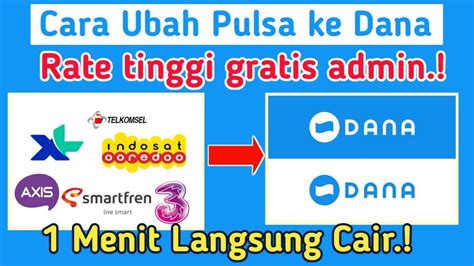 Cara Tukar Pulsa Ke Saldo Dana Cara Ubah Pulsa Jadi Uang Terbaru 2023