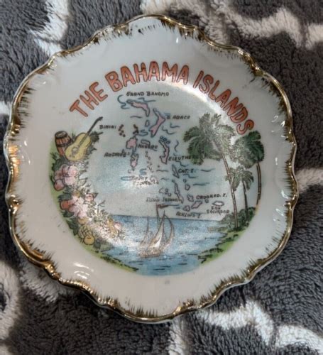 Vintage Nassau In The Bahamas Island Souvenir Plate Collectable Ebay