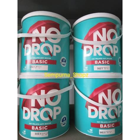 Jual No Drop Basic 4 Kg Cat Pelapis Anti Bocor Ekonomis Cat No Drop